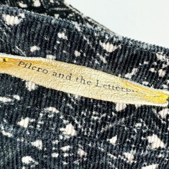 Pilcro and the Letterpress Womens The Serif Jeans Corduroy Black Cream 32 - Picture 7 of 8